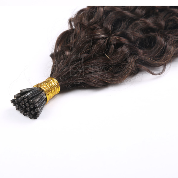 Remy wavy i tip quality hair extensions CX097